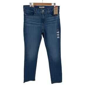 Levi's 314 Mid Rise Shaping Straight Jeans Size 33x32